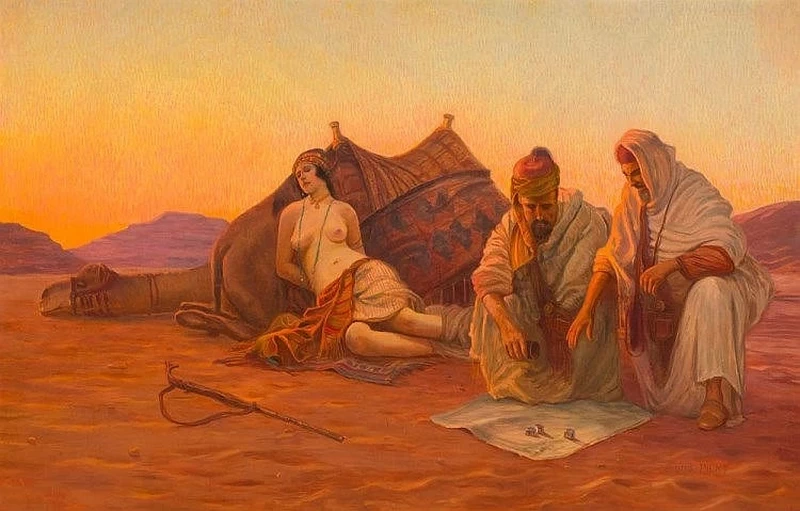 Giocare a dadi nel deserto
